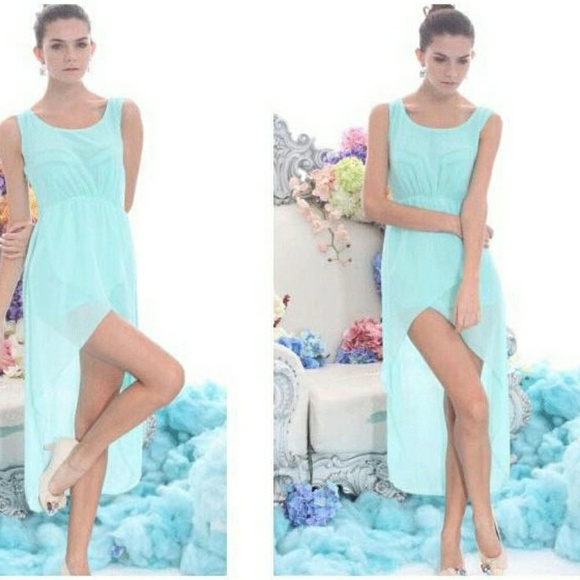 🐬Ocean Blue Midi Dress🐬 - Picture 4 of 7